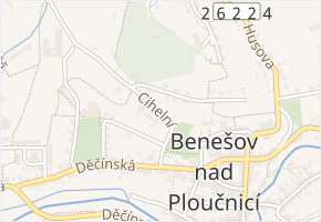 Cihelní v obci Benešov nad Ploučnicí - mapa ulice