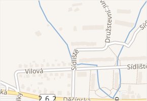Družstevní v obci Benešov nad Ploučnicí - mapa ulice