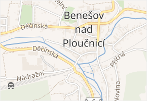 Nerudova v obci Benešov nad Ploučnicí - mapa ulice