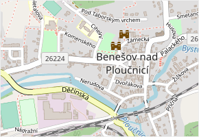 Pivovarská v obci Benešov nad Ploučnicí - mapa ulice