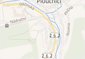 Pod vyhlídkou v obci Benešov nad Ploučnicí - mapa ulice