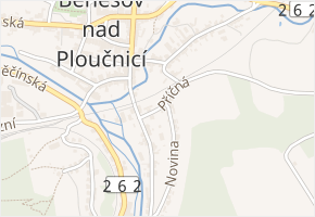 Příčná v obci Benešov nad Ploučnicí - mapa ulice