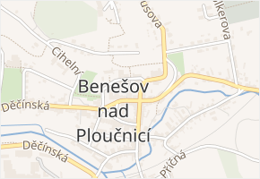 U studánky v obci Benešov nad Ploučnicí - mapa ulice