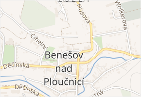 Zámecká v obci Benešov nad Ploučnicí - mapa ulice