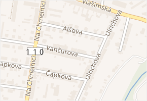 Alšova v obci Benešov - mapa ulice