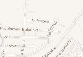 Čerčanská v obci Benešov - mapa ulice