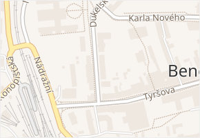 Dukelská v obci Benešov - mapa ulice
