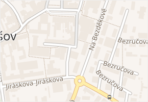 F. V. Mareše v obci Benešov - mapa ulice