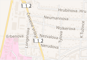 K. H. Borovského v obci Benešov - mapa ulice