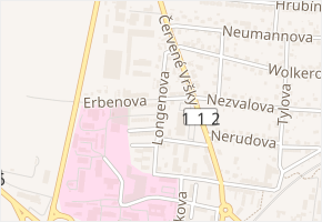 Longenova v obci Benešov - mapa ulice