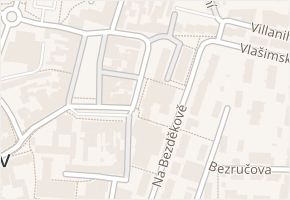 Malé Náměstí v obci Benešov - mapa ulice
