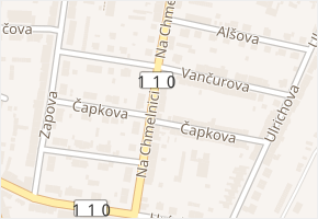 Na Chmelnici v obci Benešov - mapa ulice
