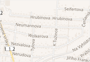 Neumannova v obci Benešov - mapa ulice