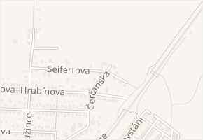 Seifertova v obci Benešov - mapa ulice