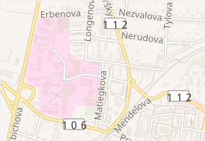 U Elektrárny v obci Benešov - mapa ulice