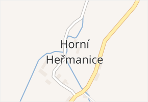 Horní Heřmanice v obci Bernartice - mapa části obce