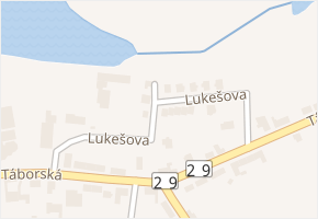Lukešova v obci Bernartice - mapa ulice
