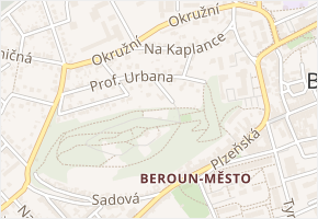 Alšova v obci Beroun - mapa ulice