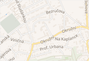 Branislavova v obci Beroun - mapa ulice