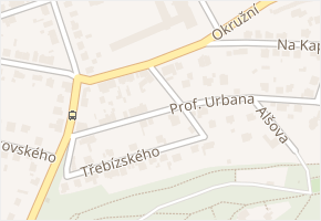 Chválova v obci Beroun - mapa ulice