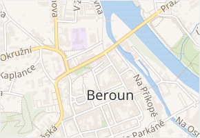 Dolnohradební v obci Beroun - mapa ulice