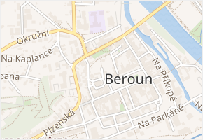 Kolářská v obci Beroun - mapa ulice