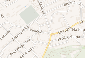 Krátká v obci Beroun - mapa ulice