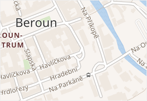 Na Klášteře v obci Beroun - mapa ulice