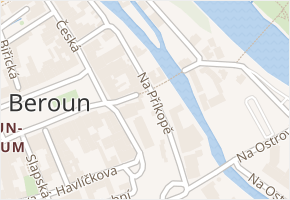 Na Příkopě v obci Beroun - mapa ulice