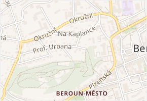 Na Vyhlídce v obci Beroun - mapa ulice