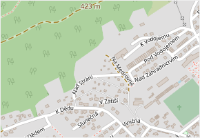 Nad Strání v obci Beroun - mapa ulice
