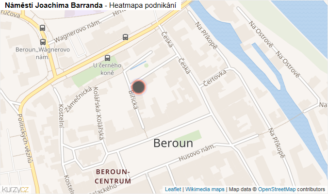 Mapa Náměstí Joachima Barranda - Firmy v ulici.