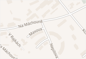 Nepilova v obci Beroun - mapa ulice