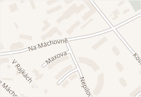 Okrajová v obci Beroun - mapa ulice