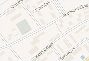 Pod Homolkou v obci Beroun - mapa ulice