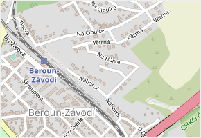 Pod Hůrkou v obci Beroun - mapa ulice