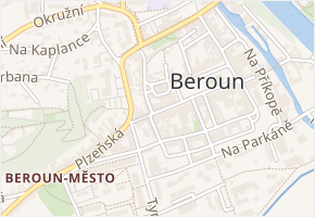 Seydlovo nám. v obci Beroun - mapa ulice