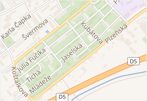 Sokolovská v obci Beroun - mapa ulice