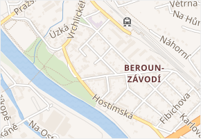 Svatopluka Čecha v obci Beroun - mapa ulice