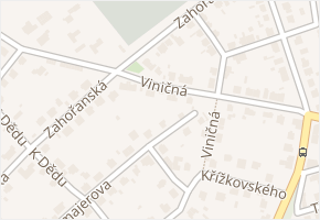 Viničná v obci Beroun - mapa ulice