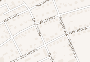 Vít. Hálka v obci Beroun - mapa ulice