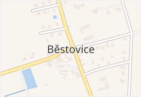Běstovice v obci Běstovice - mapa části obce