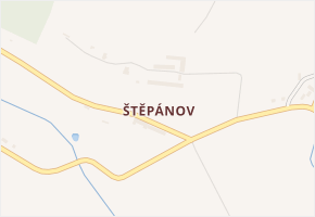 Štěpánov v obci Bezděkov - mapa části obce