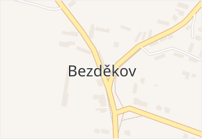 Bezděkov v obci Bezděkov - mapa části obce