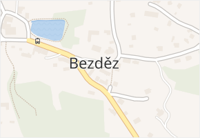 Bezděz v obci Bezděz - mapa části obce