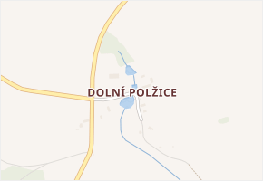 Dolní Polžice v obci Bezdružice - mapa části obce