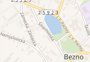 Šmerhovská v obci Bezno - mapa ulice