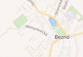 Zámecká v obci Bezno - mapa ulice