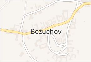 Bezuchov v obci Bezuchov - mapa části obce