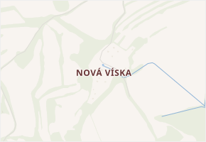 Nová Víska v obci Bezvěrov - mapa části obce